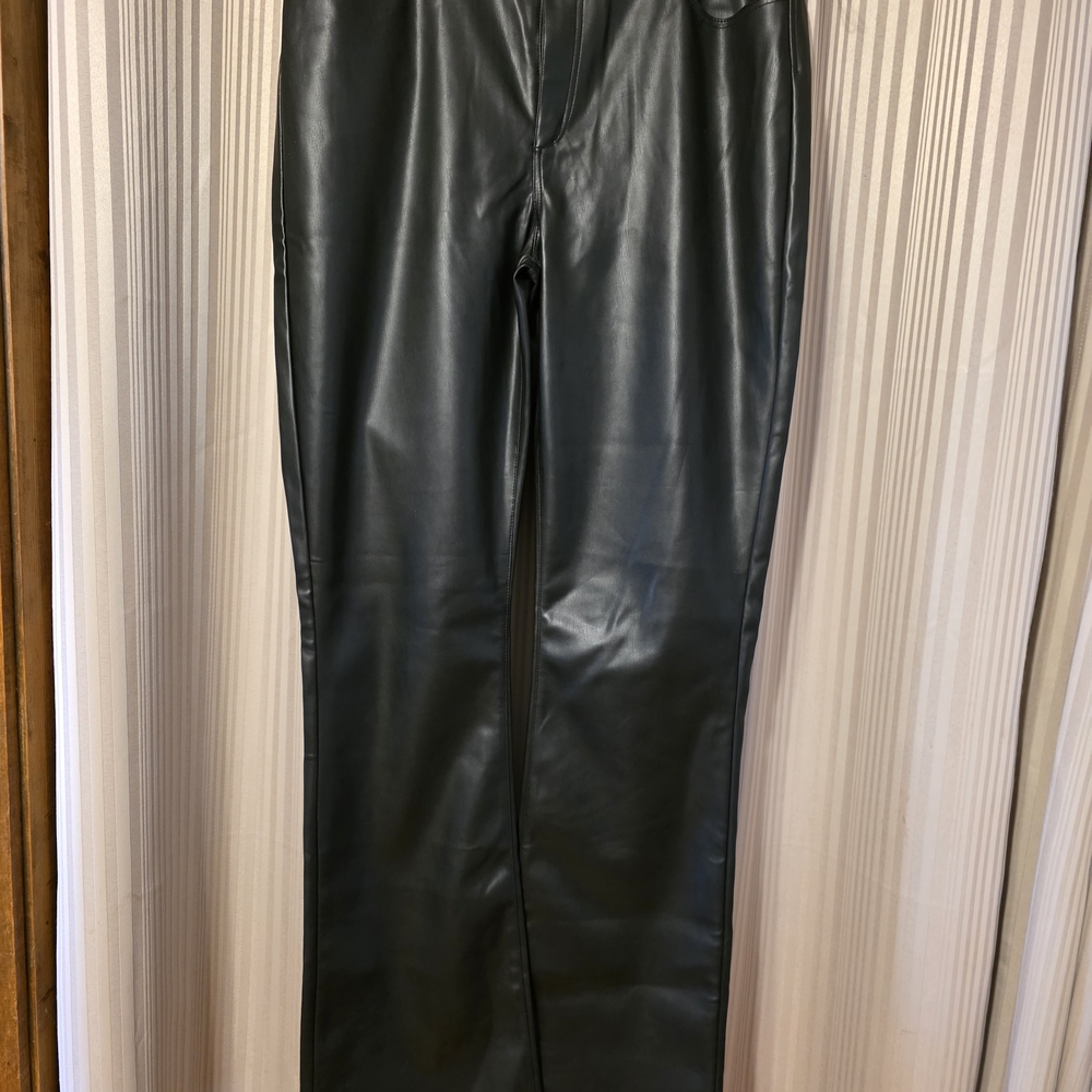 Joe's Jeans Black Faux Leather Pants  NWOT